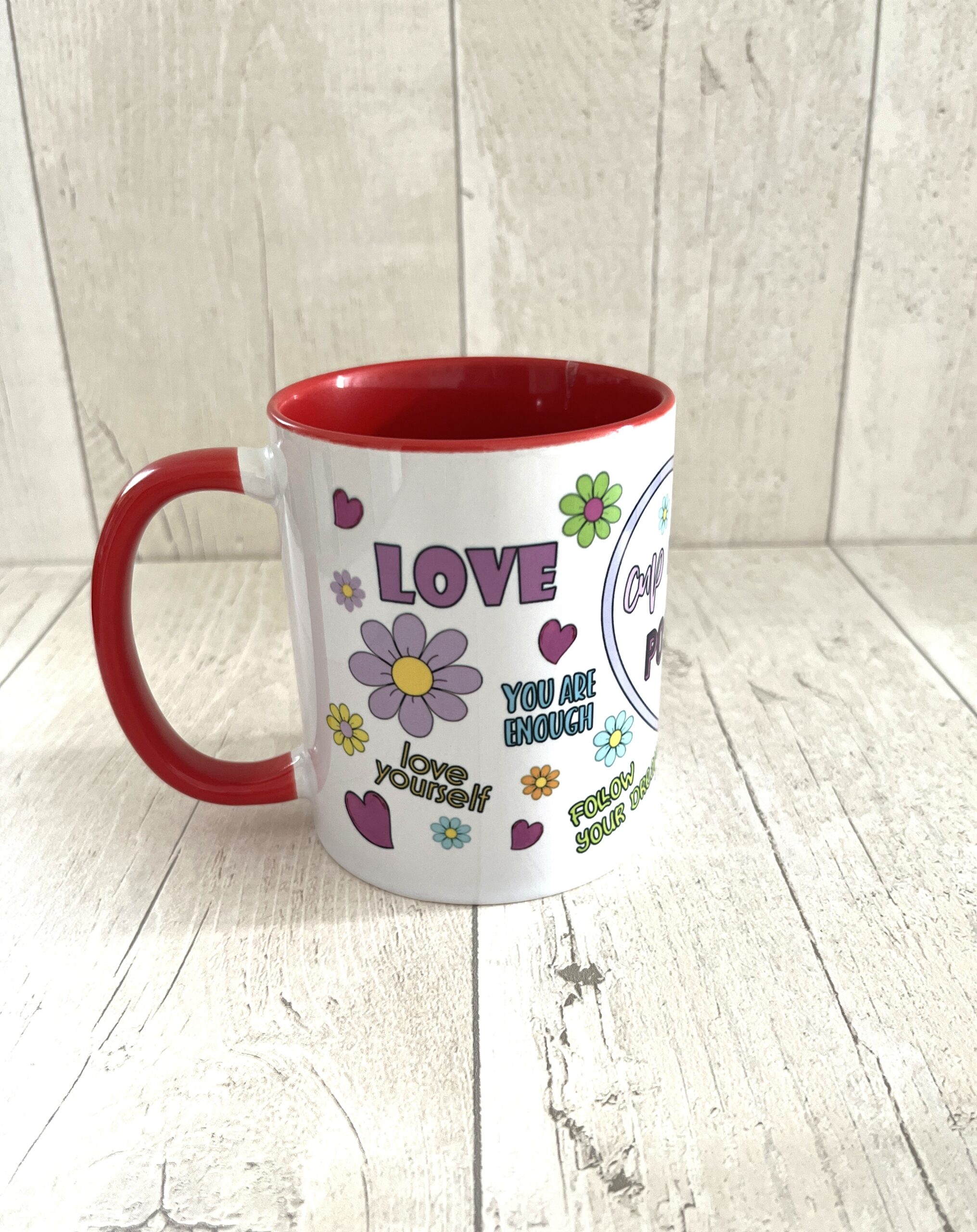 Customised 'Positivity' Quotes; Coffee Mug; Encouraging Words; Ceramic Tea/Coffee Mug - Image 2