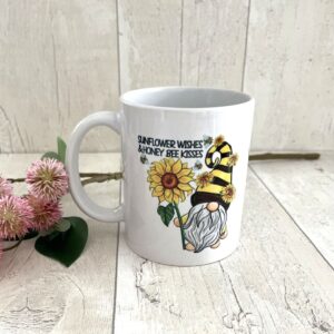 Sunflower Gnome Mug - Garden Inspired Gift