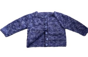 Shades of Blue, Baby Cardigan; Cashmere Blend;  (0-3 Mths)
