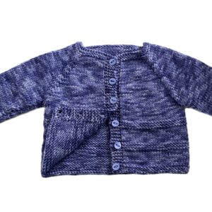 Shades of Blue, Baby Cardigan; Cashmere Blend;  (0-3 Mths)