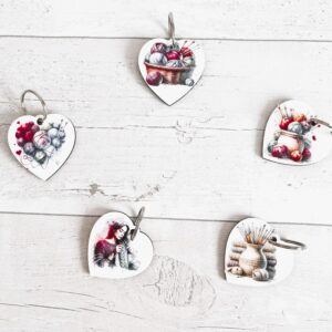 Customised Keyrings - Gift for Knitters - Stocking Filler