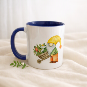 Customised Gnome Mug - Coffee/Tea Mug,  Gift, Secret Santa, Stocking Filler, Gift for Her/Him,  Birthday Gift