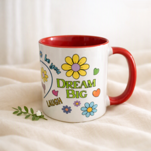 Customised 'Positivity' Quotes; Coffee Mug; Encouraging Words; Ceramic Tea/Coffee Mug